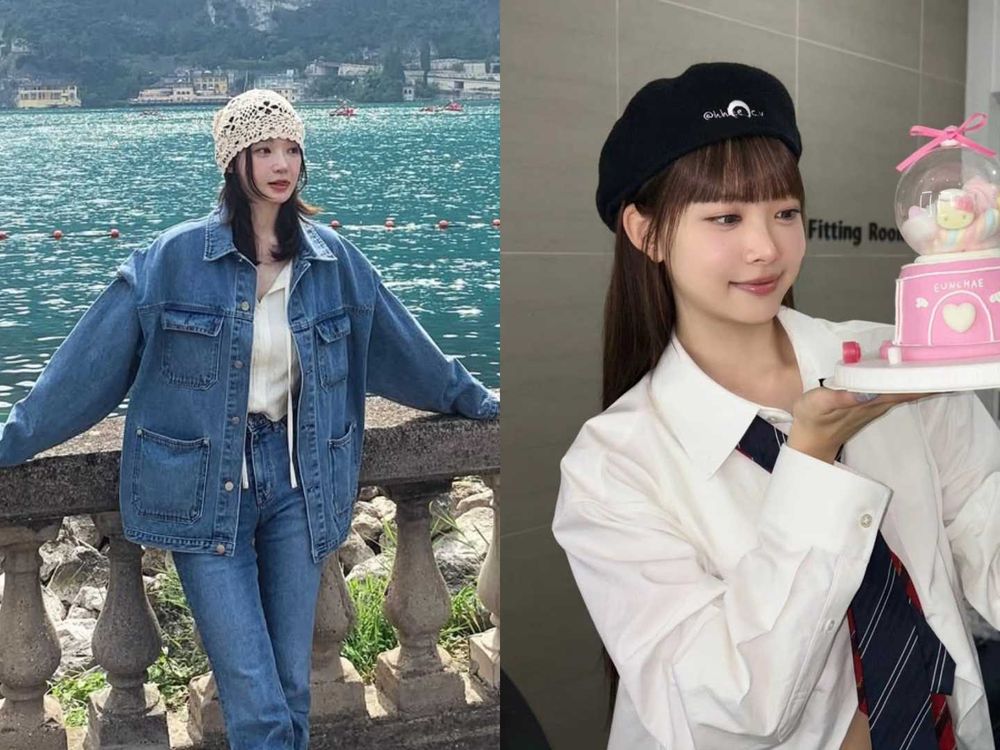 夏天帽子怎麼戴才好看？5招韓妞私藏搭配公式！疊搭墨鏡秒變韓星、這樣戴最顯臉小！-11