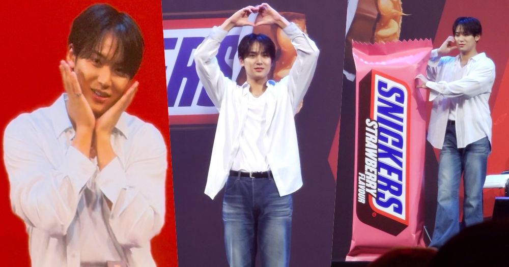 克拉幸福到尖叫！SVT大狗狗「MINGYU」為SNICKERS降臨高雄！本人真的又高又帥、撒嬌五連拍全場暴動！-1