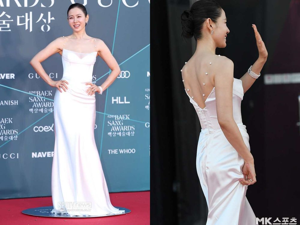 2026百想紅毯直擊！孫仙珍珠美背、文佳煐大秀長腿、潤娥簡約黑禮服氣場全開，金高銀＆朴寶英仙氣大PK！-5