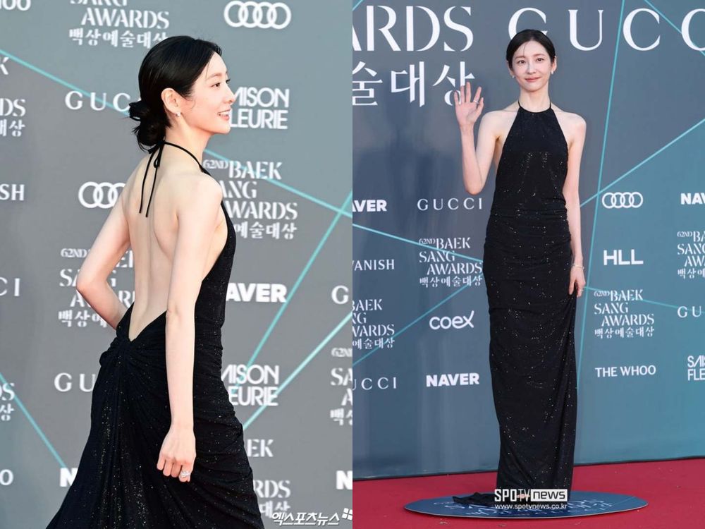 2026百想紅毯直擊！孫仙珍珠美背、文佳煐大秀長腿、潤娥簡約黑禮服氣場全開，金高銀＆朴寶英仙氣大PK！-3