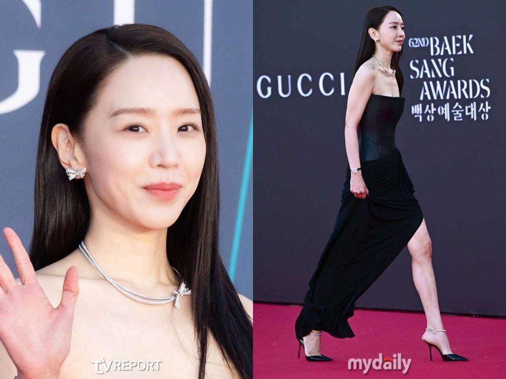 2026百想紅毯直擊！孫仙珍珠美背、文佳煐大秀長腿、潤娥簡約黑禮服氣場全開，金高銀＆朴寶英仙氣大PK！-21