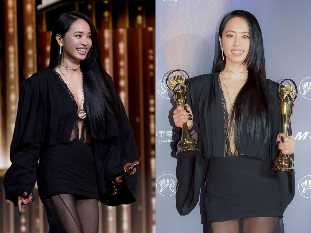 Mommy金曲獎女王高清照來了！蔡依林睽違19年再拿歌后、兩套「性感黑色戰袍」藏滿心機！-4