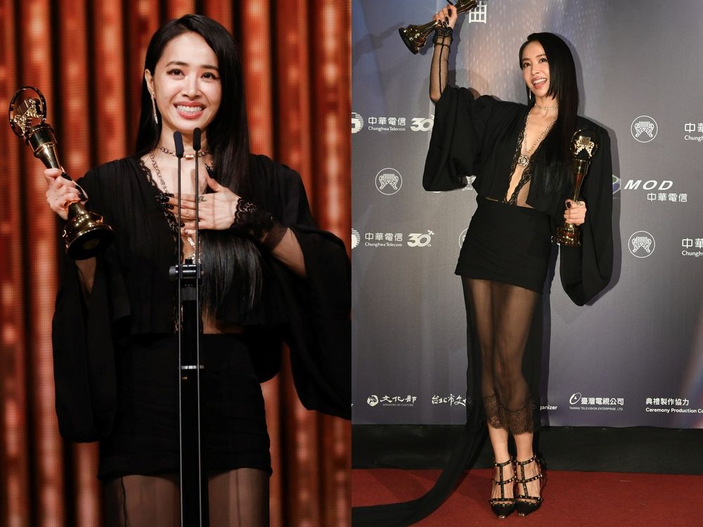 Mommy金曲獎女王高清照來了！蔡依林睽違19年再拿歌后、兩套「性感黑色戰袍」藏滿心機！-8