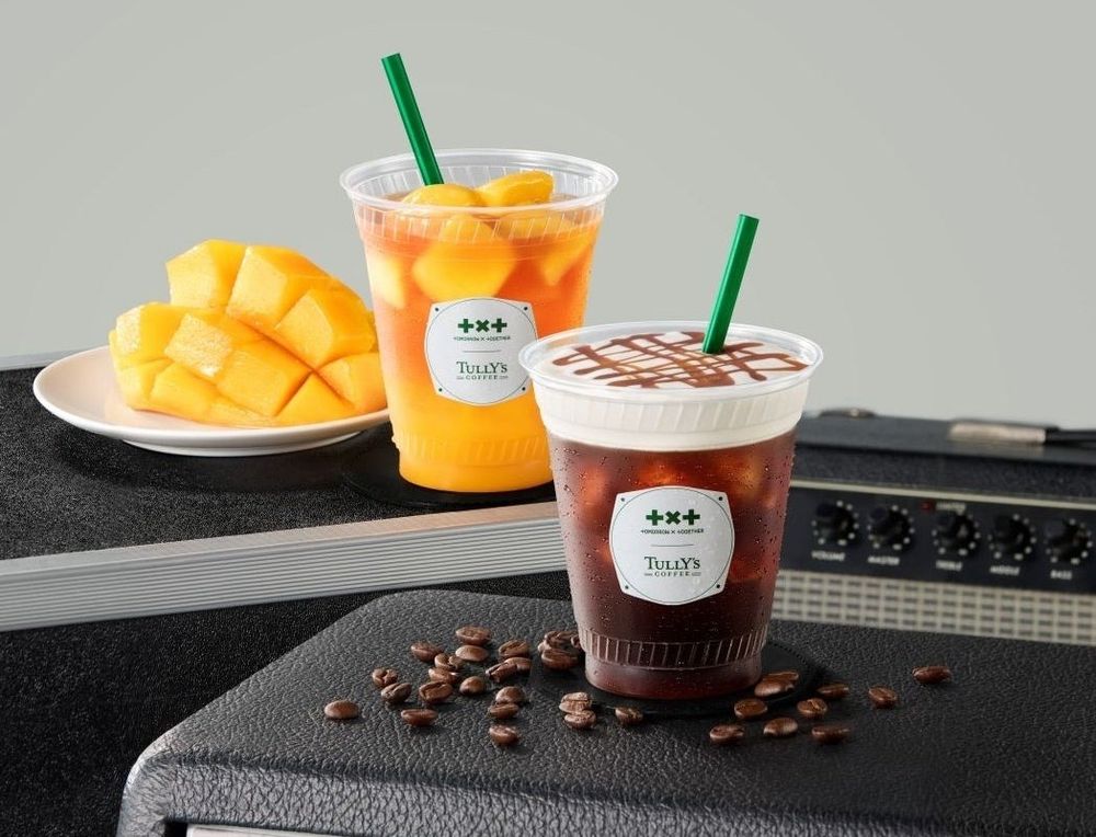 TXT跟Tully's Coffee聯名了！限定「焦糖泡沫美式咖啡&地瓜麵包」必點、還有限量TXT聯名貼紙要買！-2