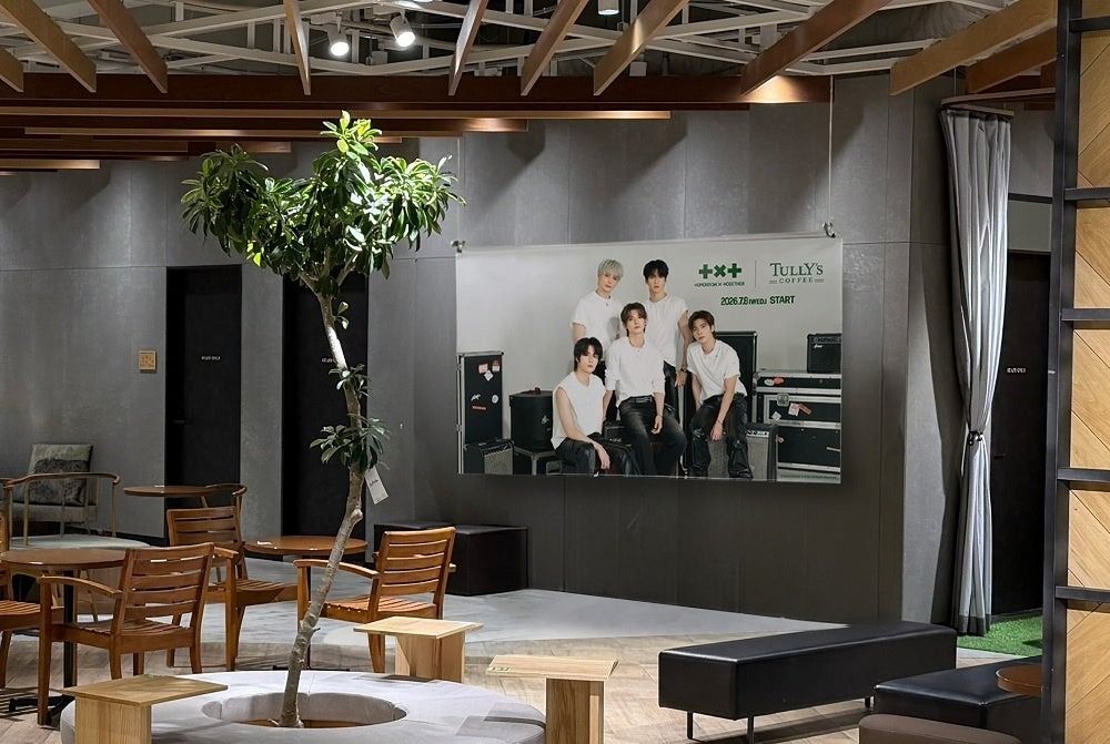 TXT跟Tully's Coffee聯名了！限定「焦糖泡沫美式咖啡&地瓜麵包」必點、還有限量TXT聯名貼紙要買！-7