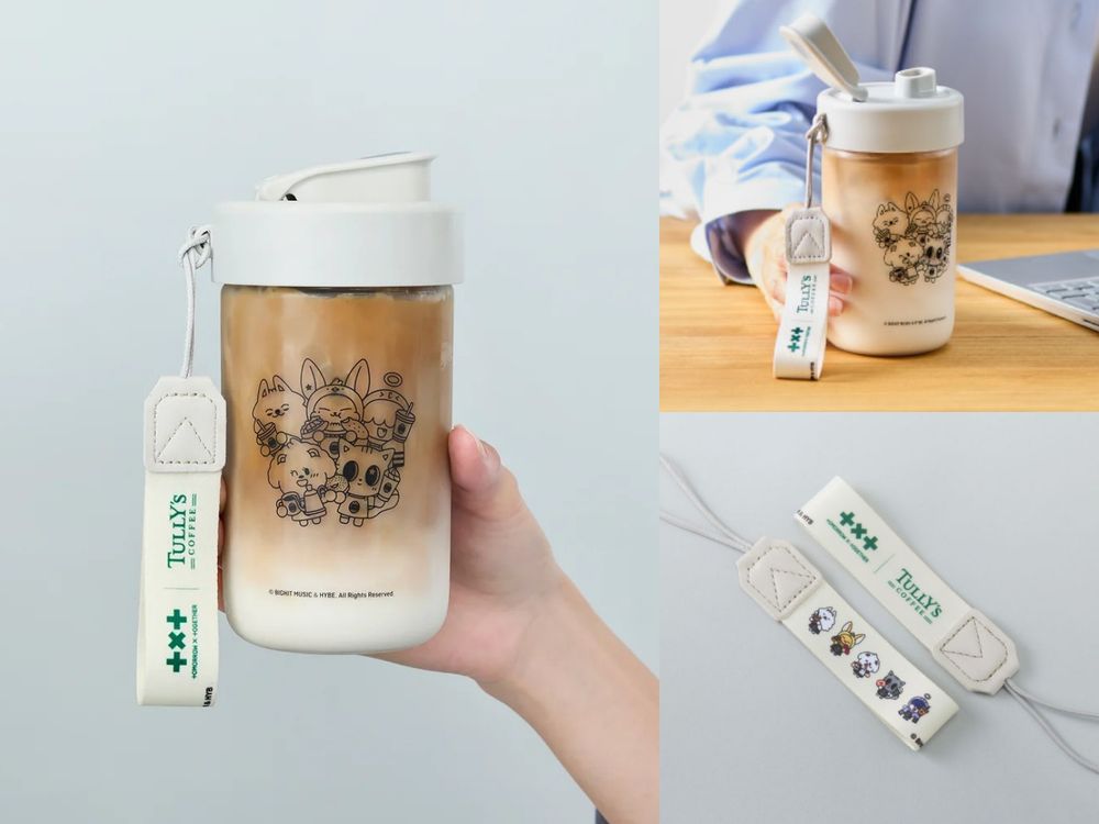 TXT跟Tully's Coffee聯名了！限定「焦糖泡沫美式咖啡&地瓜麵包」必點、還有限量TXT聯名貼紙要買！-13