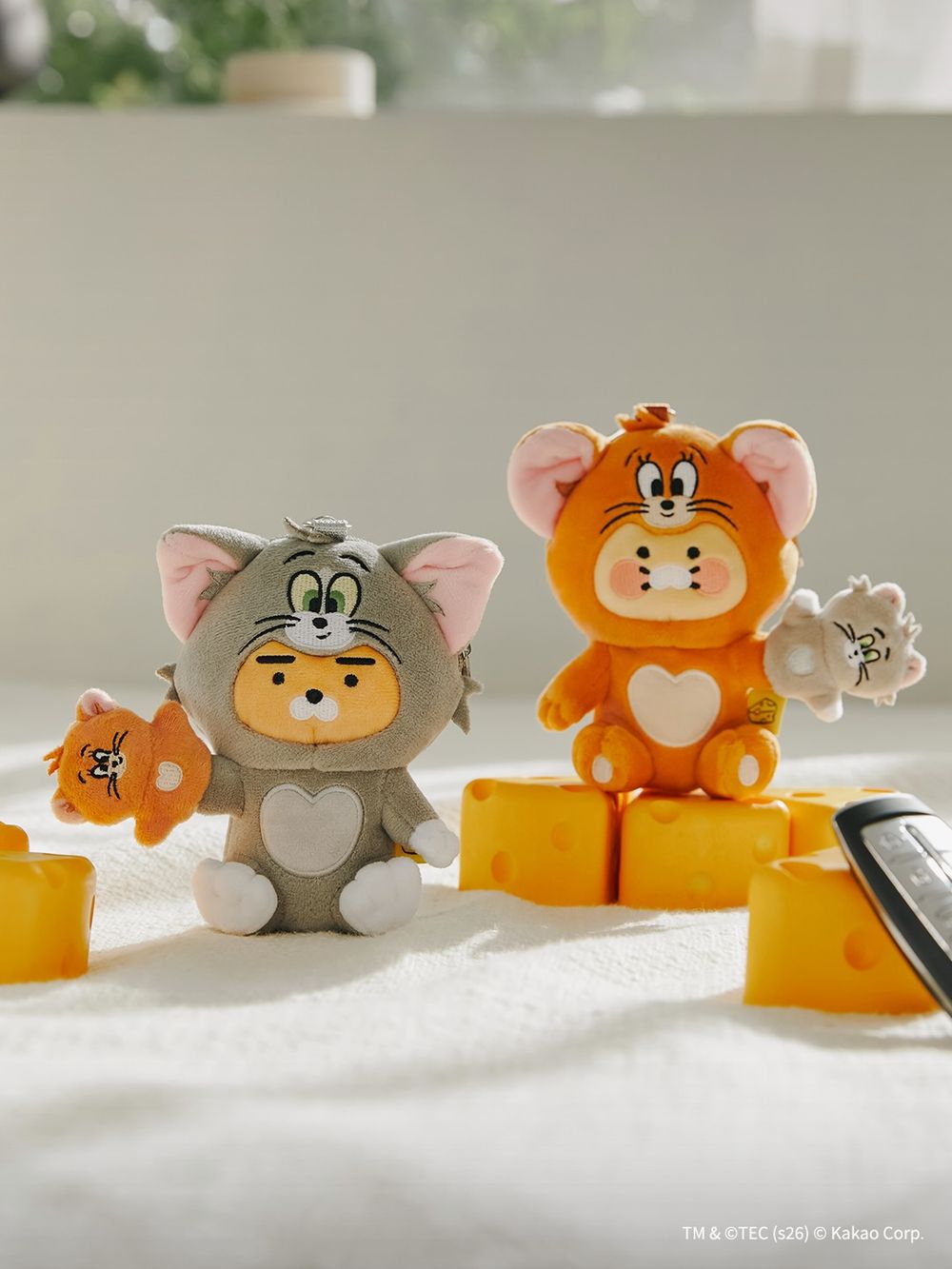 Kakao Friends又跟《湯姆貓與傑利鼠》聯名！「湯姆貓萊恩抱枕、傑利鼠春植鑰匙圈」韓妞都狂搶！-10