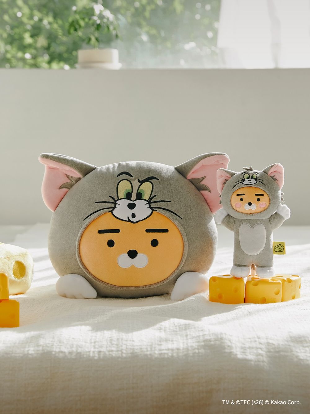 Kakao Friends又跟《湯姆貓與傑利鼠》聯名！「湯姆貓萊恩抱枕、傑利鼠春植鑰匙圈」韓妞都狂搶！-11