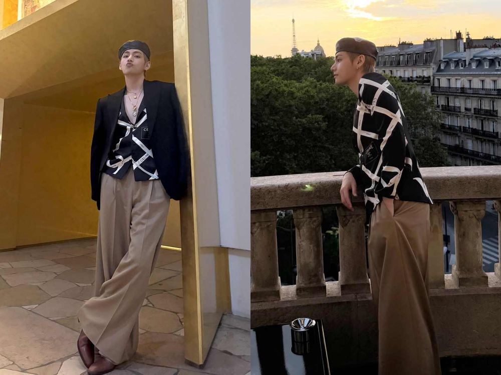 世首帥回來了！CELINE大秀「BTS泰亨封神造型」回顧！每套都深V性感、盛世美顏看不膩！-5