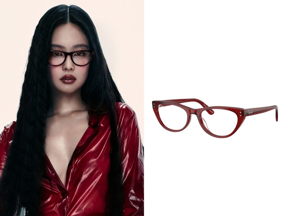 Jennie巨型Ray-Ban雷朋打卡牆空降信義區！珍妮6大同款墨鏡幫你整理好、慶生戴的是這支！-7