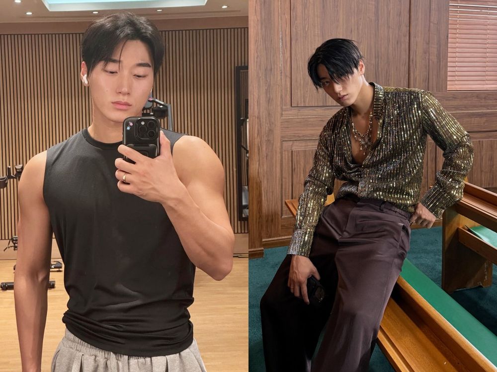 這男人穿什麼都性感！ATEEZ崔傘拍攝BAPE形象「連帽外套半開」超犯規、同款白T也想擁有！-6