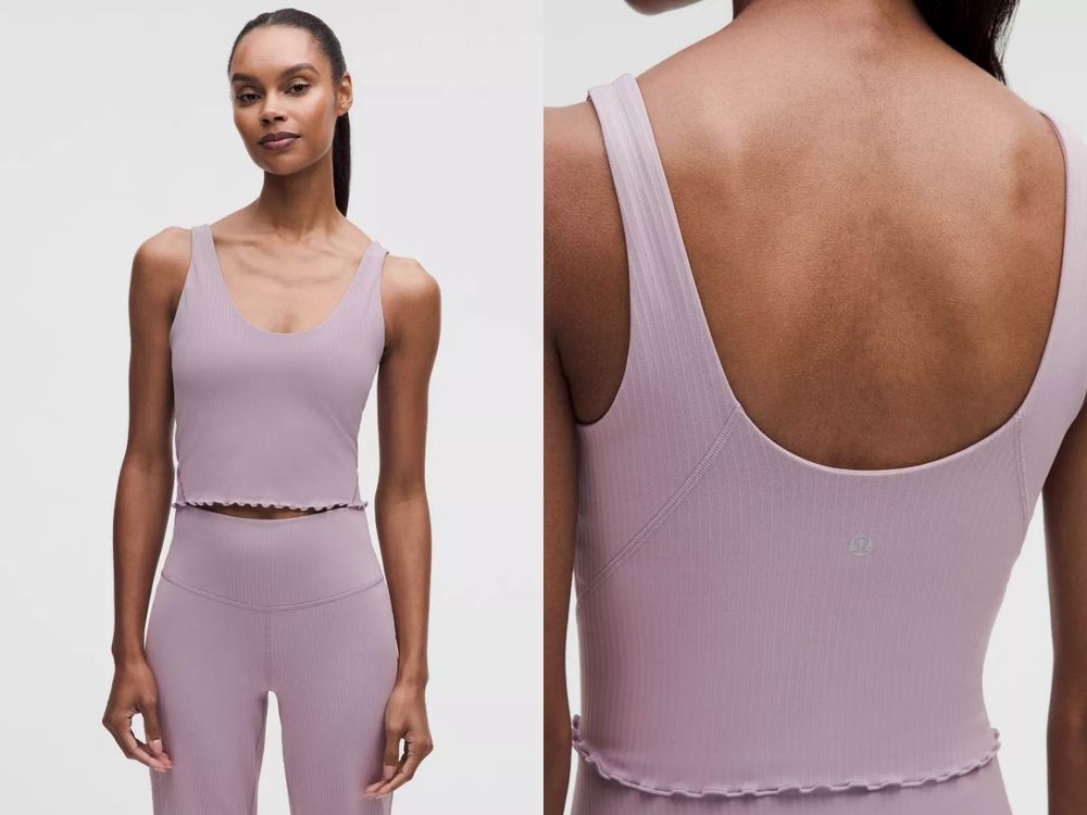 Kazuha愛牌又出神級新品！lululemon全新「波浪捲邊背心、瑜珈褲」登場！日常穿也好看、舒服到不想脫！-8