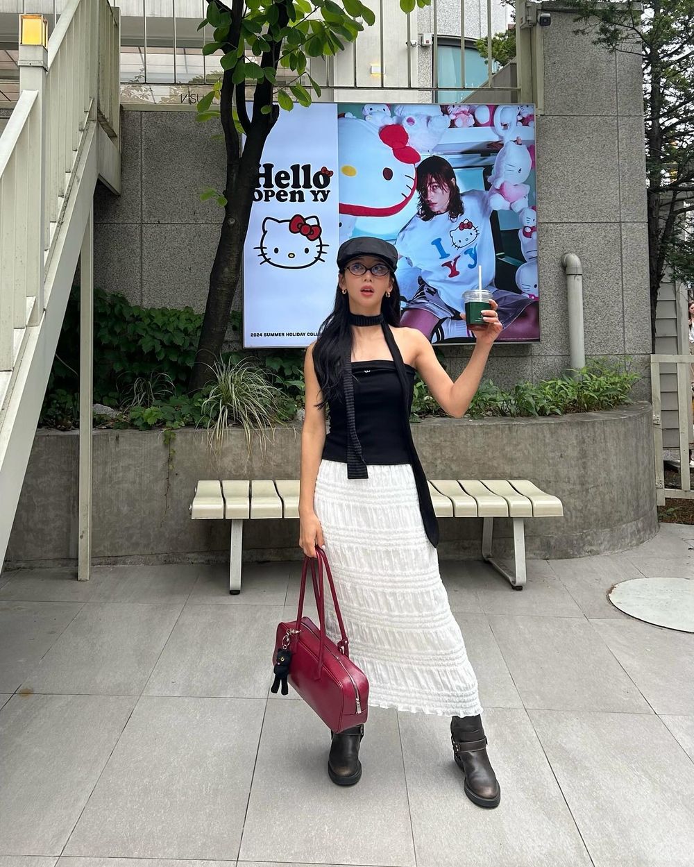 夏天「甜美辣妹」怎麼穿？6個穿搭公式一次學會！加副眼鏡辣感加倍、照著穿就超有韓妞感！-4