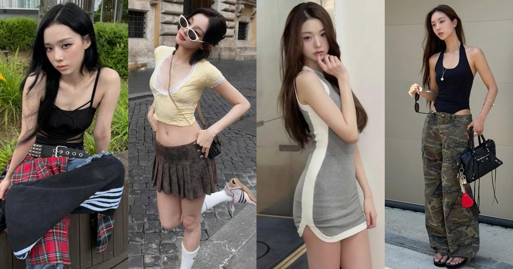 夏天「甜美辣妹」怎麼穿？6個穿搭公式一次學會！加副眼鏡辣感加倍、照著穿就超有韓妞感！-1