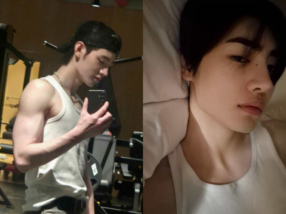 夏天福利來了！韓網公認「白背心男神」天花板！SKZ方燦肌肉炸裂、ATEEZ崔傘震胸舞性感到封神！-8
