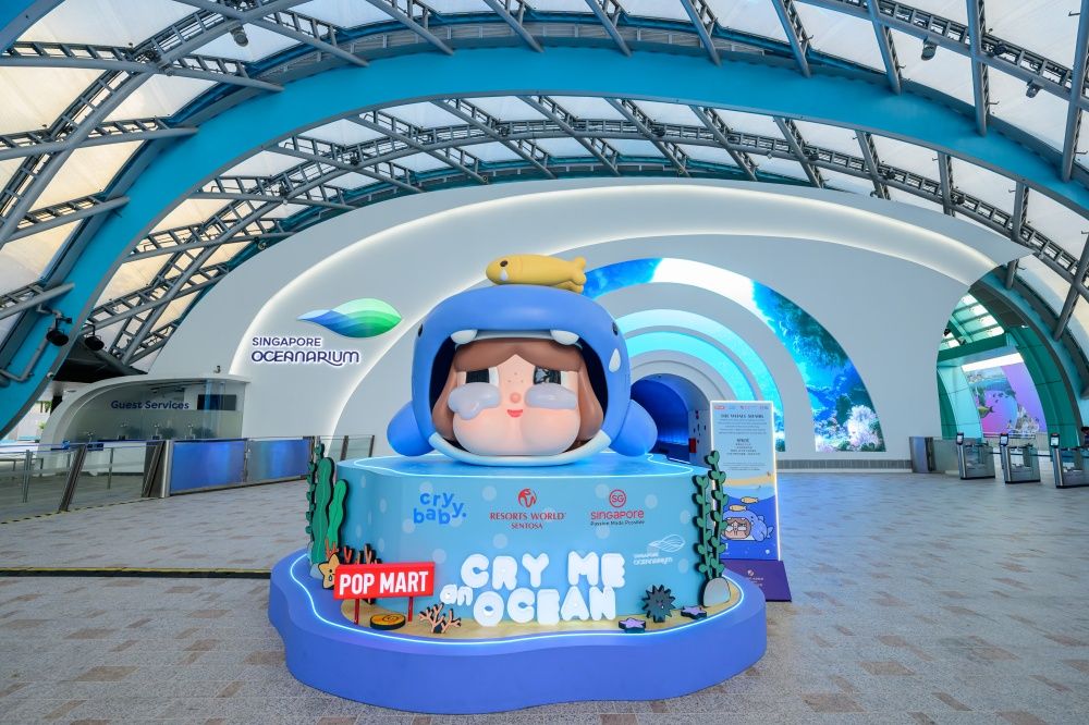 2026新加坡必去景點！「海底生物CRYBABY」降臨新加坡海洋生態館、5公尺高「河豚哭娃」必拍！-11