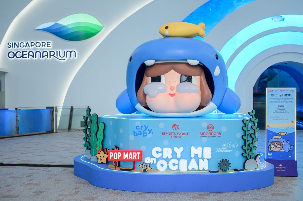 2026新加坡必去景點！「海底生物CRYBABY」降臨新加坡海洋生態館、5公尺高「河豚哭娃」必拍！-10