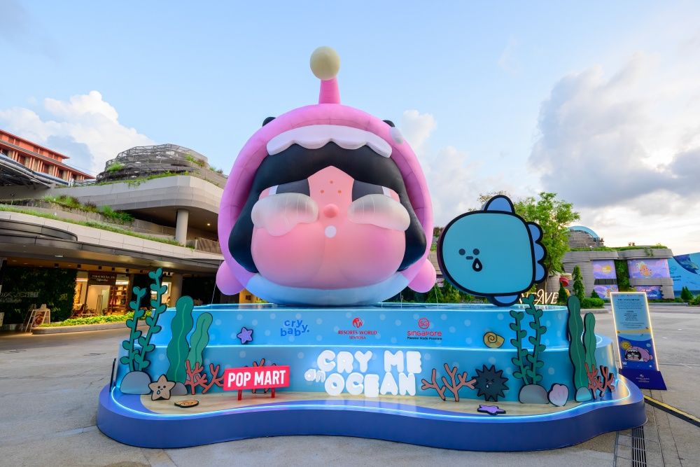 2026新加坡必去景點！「海底生物CRYBABY」降臨新加坡海洋生態館、5公尺高「河豚哭娃」必拍！-12