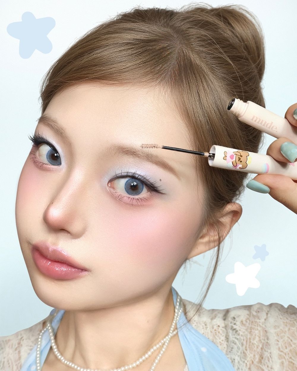 mude.攻佔文青少女市場！MAZZZZY聯名彩妝「睫毛膏、天使琉璃唇釉」外殼印上軟萌小熊，可愛爆擊想整套入手！-14