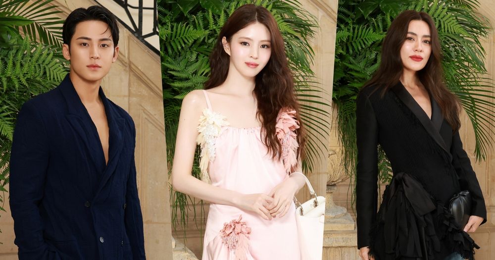 SEVENTEEN玟奎、韓韶禧同框看Dior高訂大秀！花卉鞋、金屬蝴蝶結高跟鞋，每件都是藝術品！-1