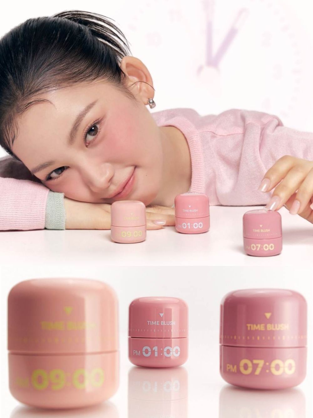 一抹去班味！韓女辦公室必備「時間腮紅棒」，眼唇頰五分鐘搞定，早上清甜元氣、下班換「這色」神秘又知性！-5