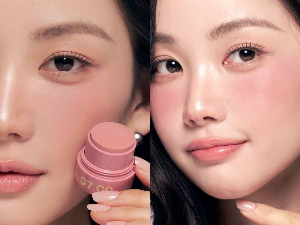 一抹去班味！韓女辦公室必備「時間腮紅棒」，眼唇頰五分鐘搞定，早上清甜元氣、下班換「這色」神秘又知性！-6