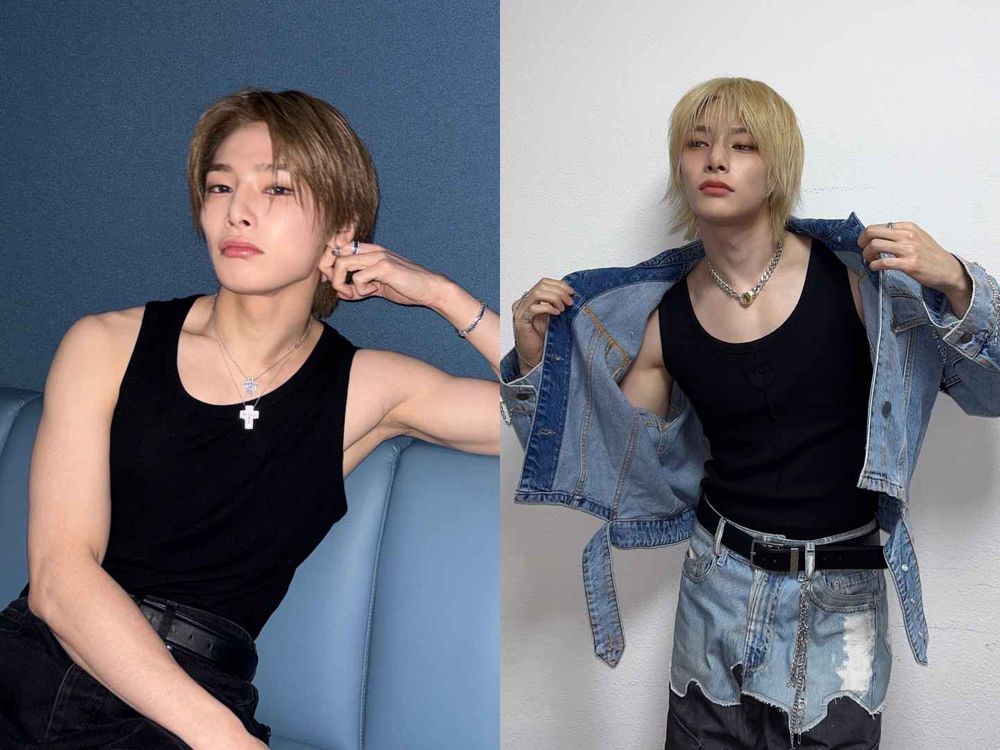 越簡單越有殺傷力！7位韓國「黑背心男神」一次看！SKZ、ATEEZ候選人太多！肩膀手臂線條藏不住！-4