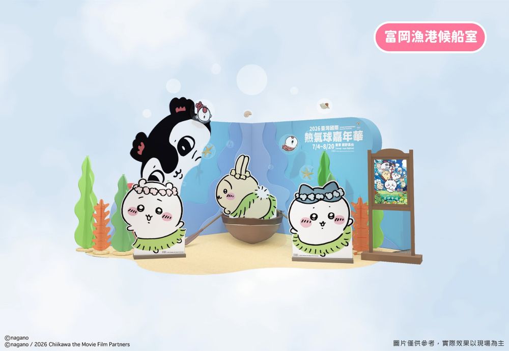 吉伊卡哇現身台東！超巨大吉伊熱氣球可愛翻！限定特典獲得方式、各地必拍打卡點一次看！-21