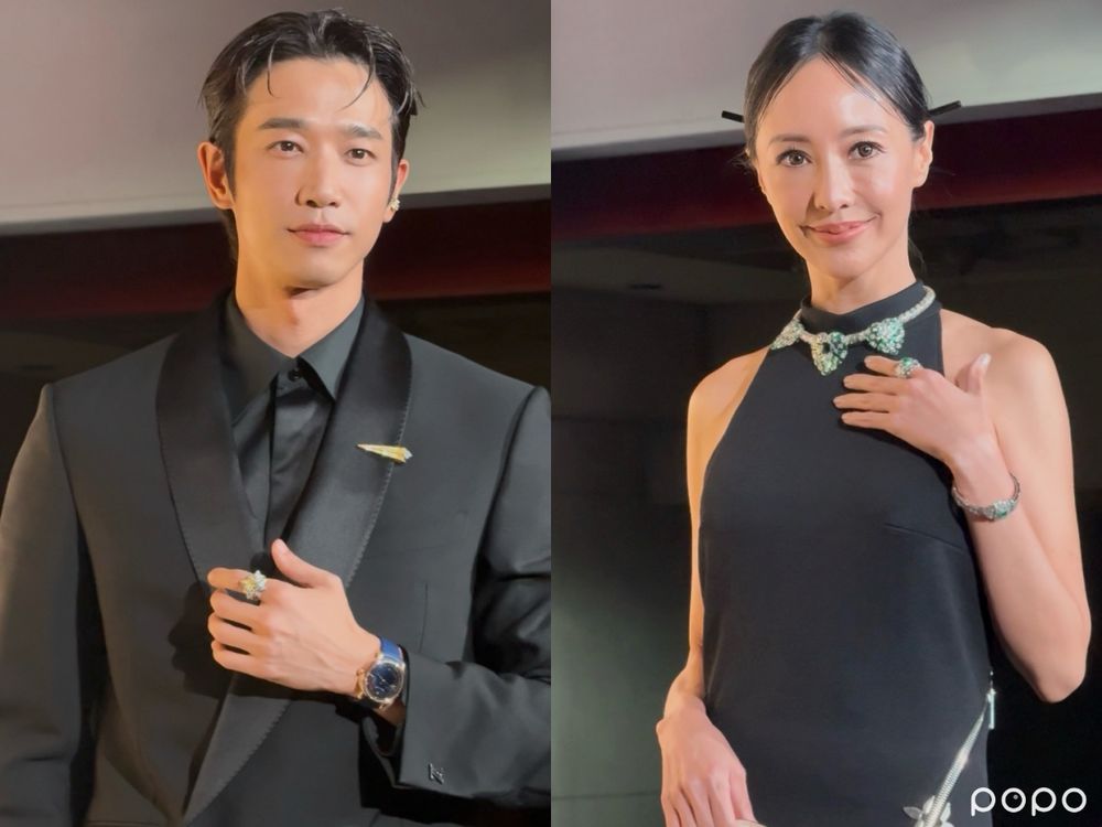 台北空氣真香！酒窩女神「申敏兒」降臨LV珠寶活動！本人美到在發光、甜笑飯撒超親民！整身珠寶要價破億？！-5