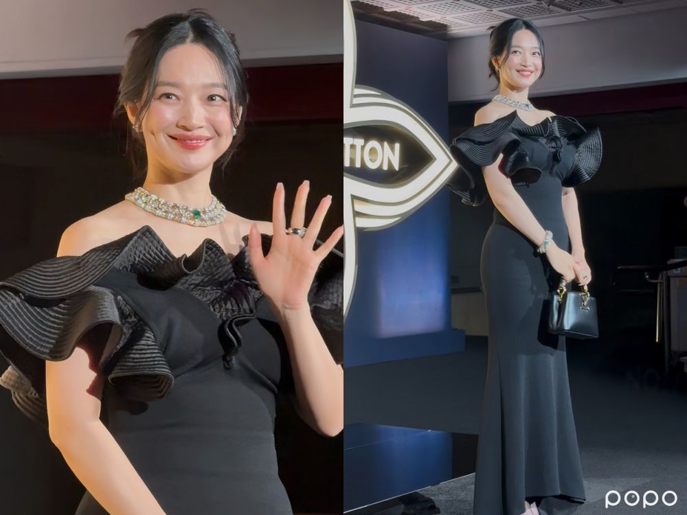 台北空氣真香！酒窩女神「申敏兒」降臨LV珠寶活動！本人美到在發光、甜笑飯撒超親民！整身珠寶要價破億？！-4