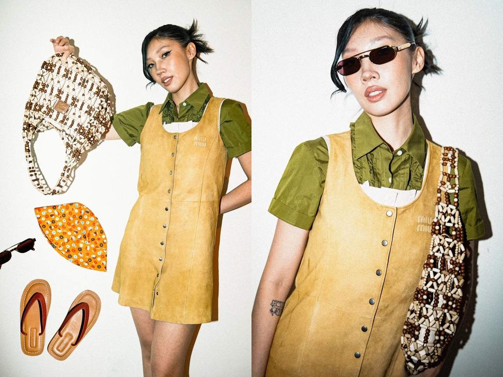 為何韓星都愛MIU MIU？！然竣、張員瑛、Momo私服都狂穿，今年夏天最值得投資單品絕對是「這個」！-7