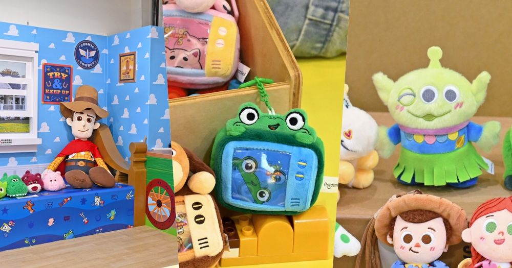 《玩具總動員5》新品太可愛！「莉莉板絨毛吊飾、草裙三眼怪玩偶、胡迪收納包」百元就能收！-1