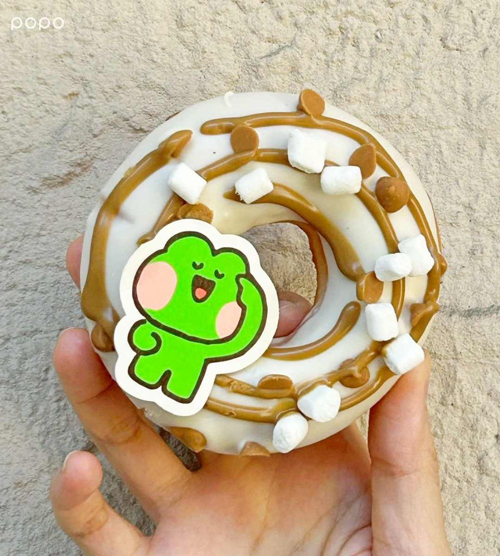 Krispy Kreme跟LINE FRIENDS minini聯名啦！超Q「熊大柑橘可可甜甜圈、貼紙包」必買一次看！-11