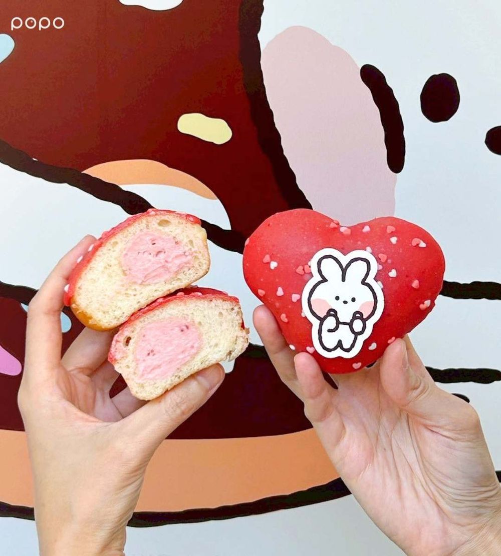 Krispy Kreme跟LINE FRIENDS minini聯名啦！超Q「熊大柑橘可可甜甜圈、貼紙包」必買一次看！-9
