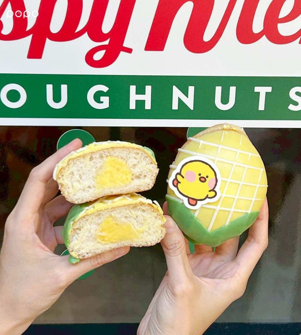 Krispy Kreme跟LINE FRIENDS minini聯名啦！超Q「熊大柑橘可可甜甜圈、貼紙包」必買一次看！-10