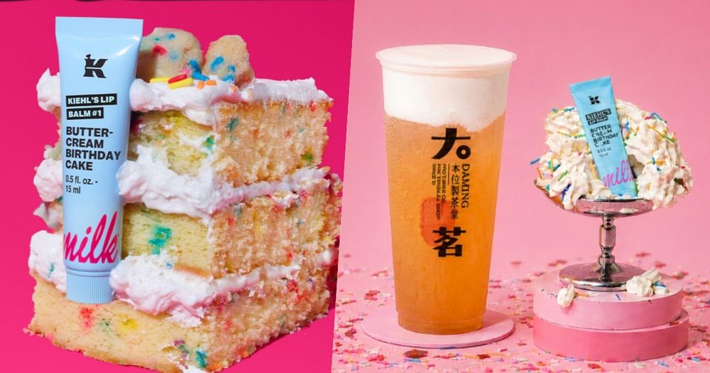 契爾氏＆大茗七夕最甜蜜跨界聯名！經典1號護唇膏變身香甜生日蛋糕口味，買聯名飲品送杯套、再領千元美妝好禮！-1