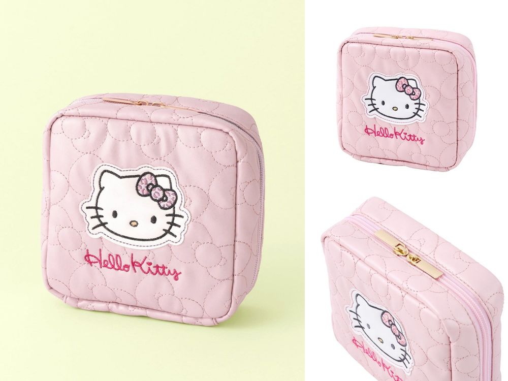 3COINS跟Hello Kitty聯名啦！超可愛「復古紅白Kitty托特包、大頭凱蒂貓髮圈」百元就能帶回家！-7