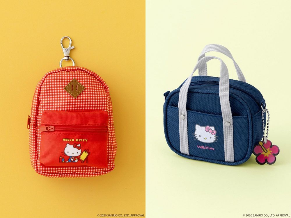 3COINS跟Hello Kitty聯名啦！超可愛「復古紅白Kitty托特包、大頭凱蒂貓髮圈」百元就能帶回家！-9