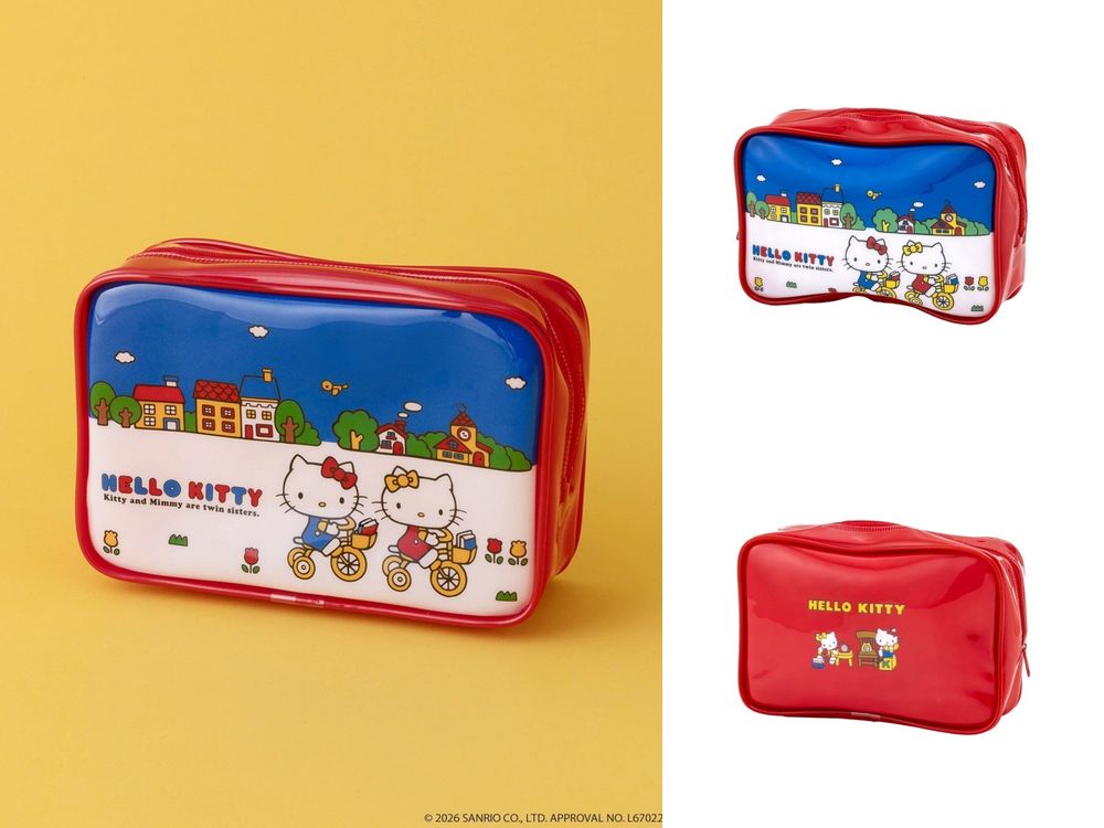 3COINS跟Hello Kitty聯名啦！超可愛「復古紅白Kitty托特包、大頭凱蒂貓髮圈」百元就能帶回家！-17