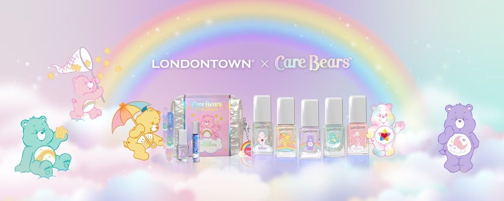 Care Bears粉絲真的會失心瘋！LONDONTOWN聯名彩虹熊太萌，5款療癒指彩、限定美甲包必收藏！-29