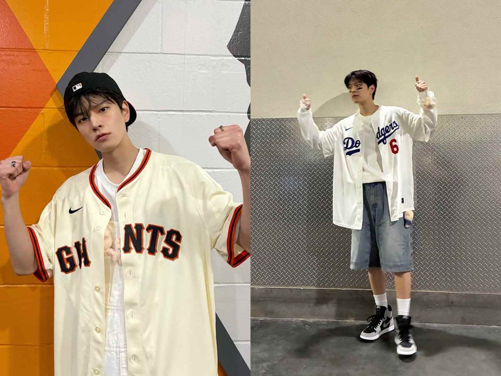 球場也是伸展台！韓國8位愛豆「棒球衣穿搭」造型一次看！原來SKZ昇玟、SVT DK都曾夢想當職業選手？！-16
