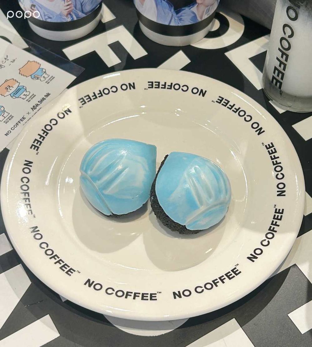 ALLYZ瘋掉！NO COFFEE×ALD1聯名「Rain Blue費南雪」限定套餐太欠吃、還有小卡&貼紙免費送！-9