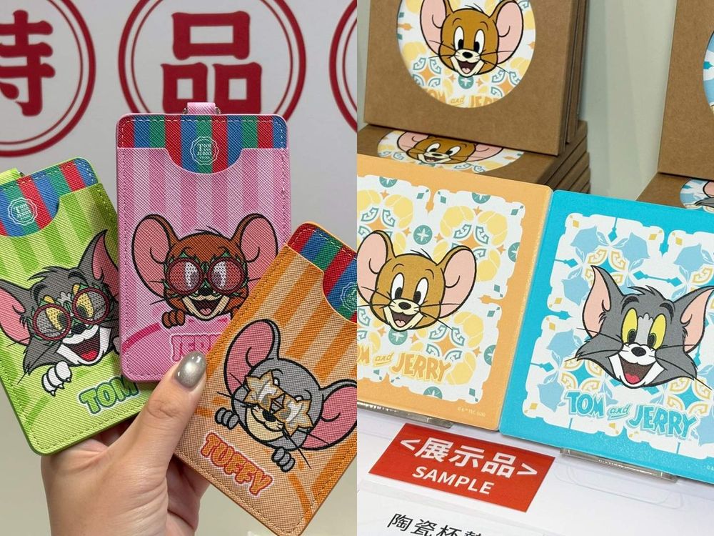 「湯姆貓與傑利鼠」台味快閃店來了！超可愛「湯姆貓茄芷袋卡套、安全帽傑利鼠行李箱套」全都要買！-13
