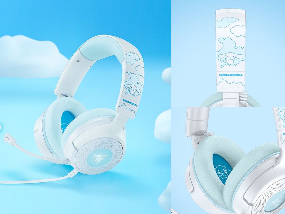 史上最可愛聯名！Razer×三麗鷗「立體大耳狗耳罩式耳機、大耳狗雲朵電腦椅」全都太想買！-3