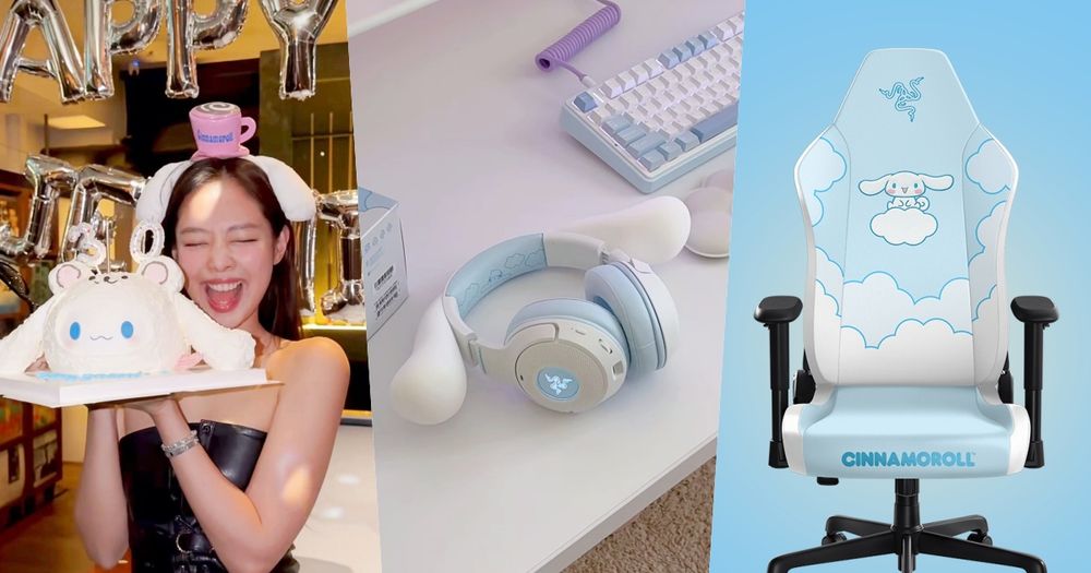 史上最可愛聯名！Razer×三麗鷗「立體大耳狗耳罩式耳機、大耳狗雲朵電腦椅」全都太想買！-10