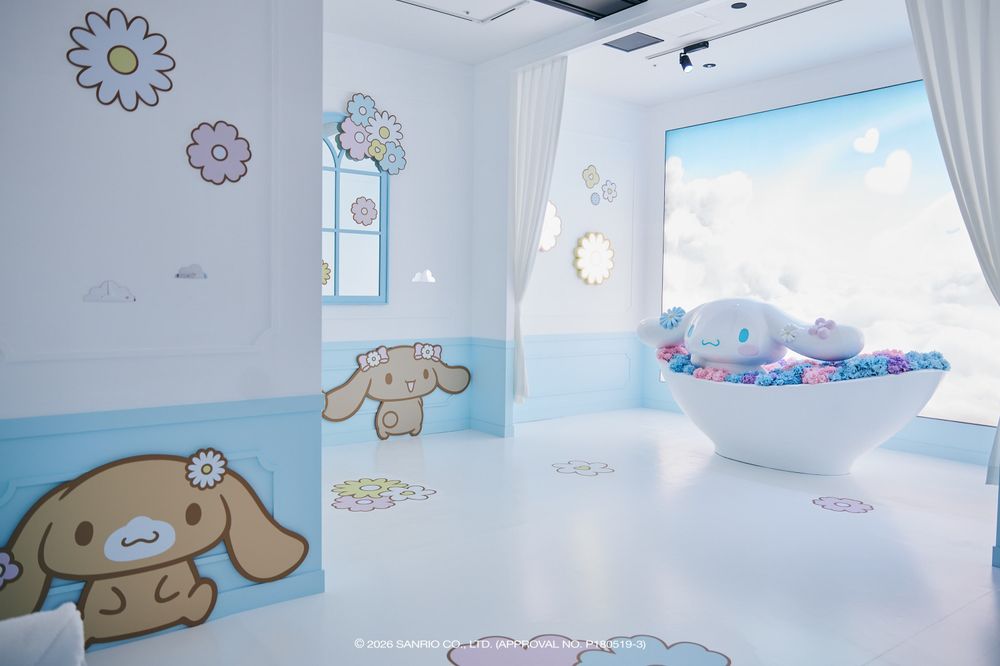 想住Hello Kitty的房間！超可愛「三麗鷗夢想飯店特展」帕恰狗海灘房、布丁狗櫃檯必拍亮點一次看！-11