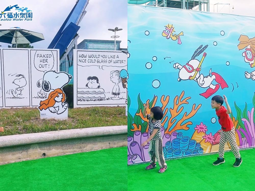史努比降臨六福水樂園！夏季限定「海盜史努比瀑布水桶、查理布朗主題造景」全都可愛發瘋！-8