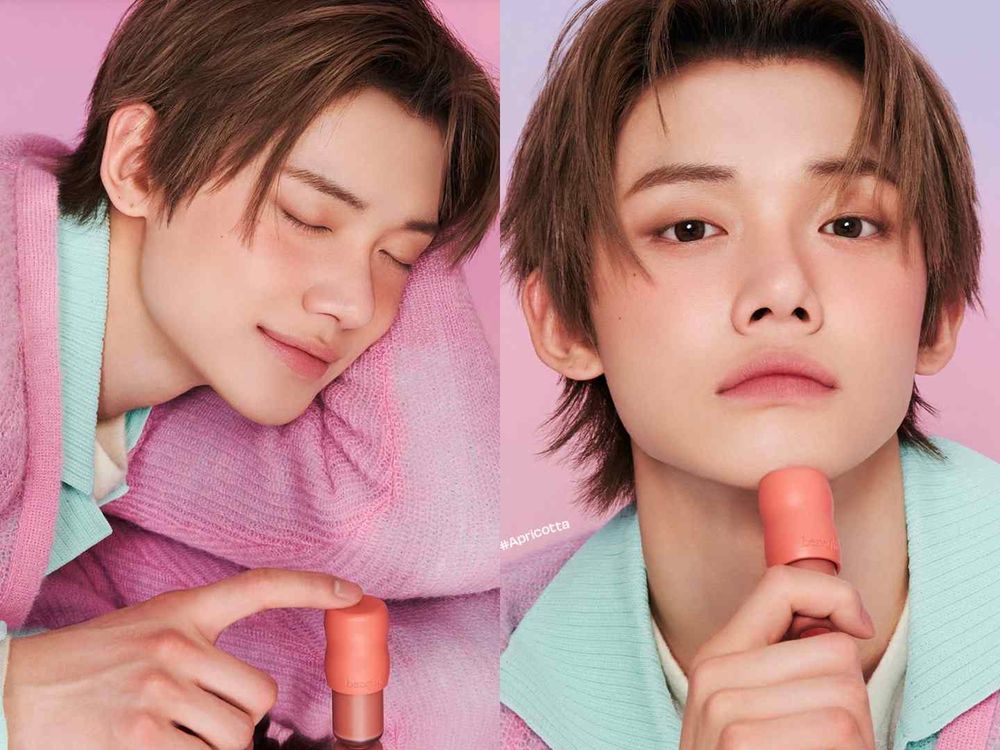 最適合畫腮紅的男愛豆！ATEEZ崔傘性感曬傷妝、TXT然竣健康少年感頰彩...，S.COUPS同款嬌羞紅潮是台灣品牌！-7
