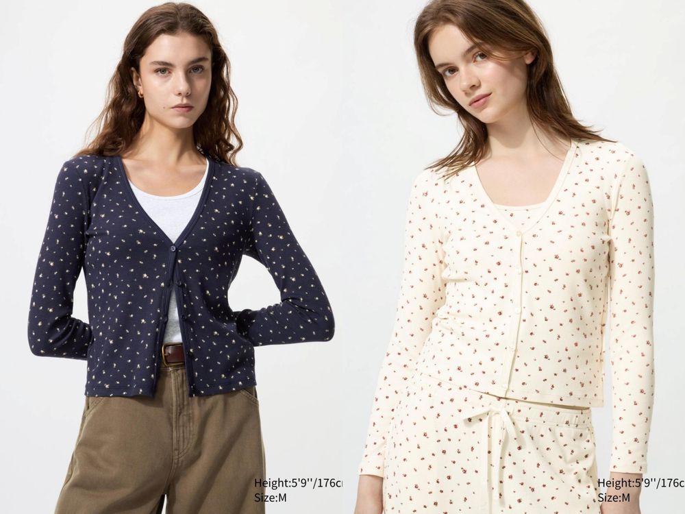 UNIQLO太誇張！又出超可愛「碎花背心、小外套」藏在新居家服系列裡！韓妞都整套包！-12