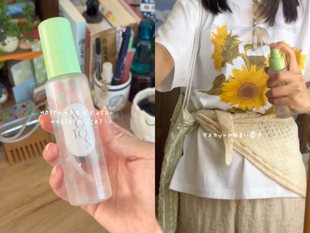 夏天最解暑香氛！日妞集體淪陷限量「白麝香葡萄」髮香噴霧，清透多汁果香揉合溫柔白麝香，連姐妹都忍不住想要同款偽體香！-8